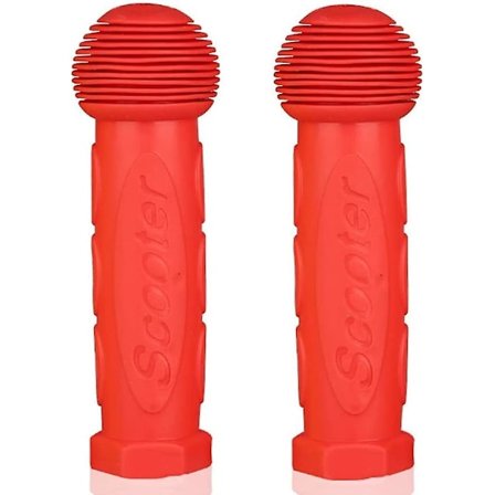 Ett par gummigrepp för sparkcykel, ersättningsgrepp för Mini eller Maxi Micro Scooter, svart-FA-