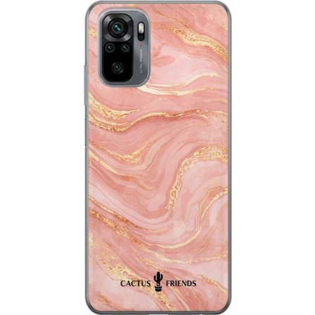 Yhteensopiva Puhelinkuori Xiaomi Xiaomi Redmi Note 10 Cactus and Friends – RoseGoldFlow