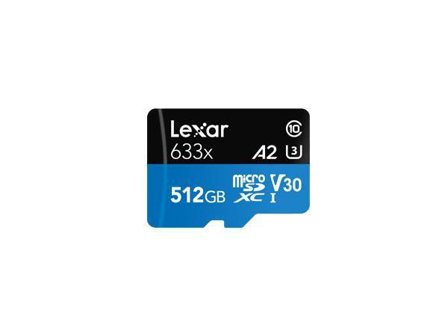 LEXAR High Performance - flashminnekort - 512 GB - SDXC UHS-I