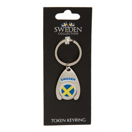 Sverige Suvenir Token Nøkkelring
