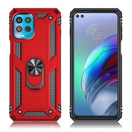 Bofink Combat Motorola Moto G100 / Edge S Suojakotelo - Punainen