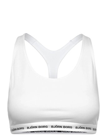 Björn Borg Logo Soft Top 1P - White - XL