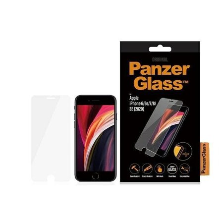 PanzerGlass Standard Super + herdet glass for iPhone 6 / 6s / 7 / 8 / SE 2020 / SE 2022