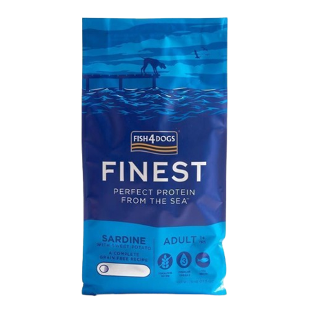 Fish4Dogs - Adult Finest Sardin 12kg - Hund - Hundefôr & hundemat - Tørrfôr for hund - ZOO.no