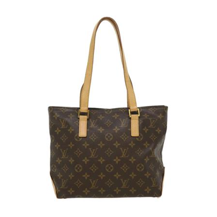Louis Vuitton Vintage, Pre-owned Cabas Piano Monogram Tote Bag Bruin, Dames, Maat:ONE Size,leer