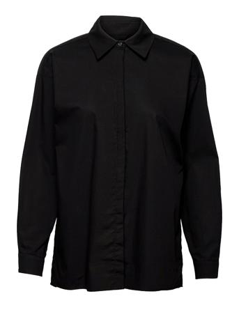03 The Shirt Langermet Skjorte Svart My Essential Wardrobe