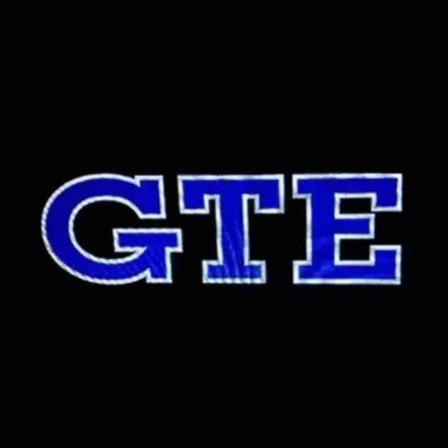 2 kpl Auton LED Koristeellinen Ovilamppu Tervetuloprojektori Yhteensopiva VW Passat B6 B7 Sharan CC Golf 5 6 7 Jetta Scirocco 3 Tiguan EOS GTE GTE