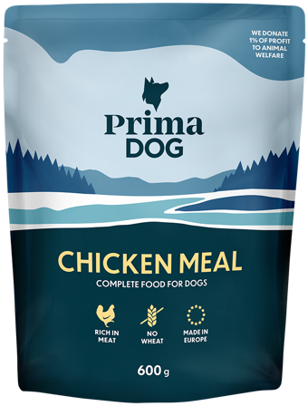 PrimaDog Kyckling Måltid 600 g - Våtfoder