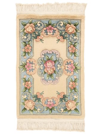 60X90 Tappeto Orientale Cinesi 90 Line Beige/Marrone (Lana, Cina)