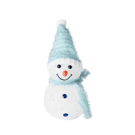 Giyblacko Nattlampor Glödande Ornament Ljus LED Dekor Julhelg Party Vinter Snögubbe Glödande Hem Docka Snögubbe Juldekoration [D]