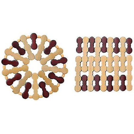 Bambus Bordskåner Vaskbare Skridsikker Varmebestandig