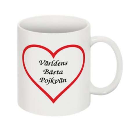 Mugg - Världens bästa pojkvän