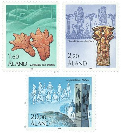 Åland historiske motiver 1986
