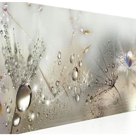 Hjemmeinnredning Lerretstrykk Maleri Veggkunst Hjem Duggperler Blowball, Non-Woven