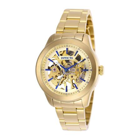 Invicta Watches, Vintage 25751 Mechanisch Dameshorloge - 34mm Geel, Dames, Maat:ONE Size
