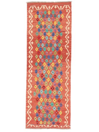 Teppichläufer 66X189 Kelim Afghan Old Stil