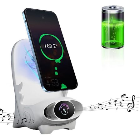 Mini Chair Trådlös Snabbladdare Multifunktionell Telefonhållare, Bärbar