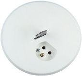ELKO Tak lampeuttak 2-pol med jord 115mm IP20