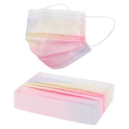 50pcs Disposable Face Mask For Men Women