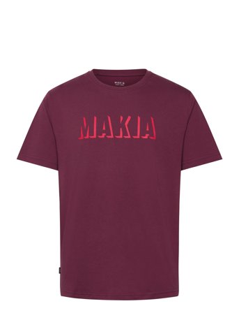 Makia Shadow T-Shirt - Burgundy - L