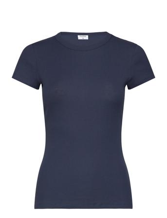 Filippa K Fine Rib Tee Svart