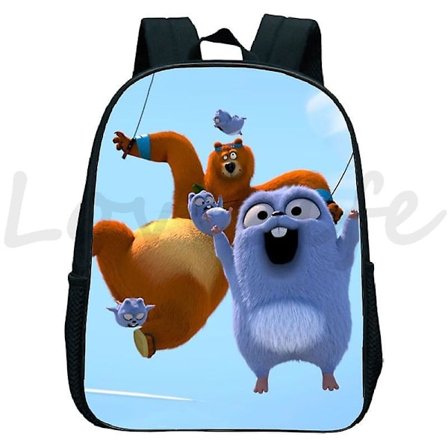 Sunlight Grizzy Bjørn Rygsæk Børn Børnehave Skoletasker Børn Tegneserie Grizzy Og Lemmingerne Rygsæk Børn Skoletasker