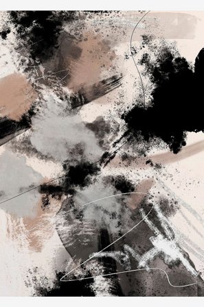 Pelcasa - Poster Splash Storm - Beige - Postere - Fra Homeroom