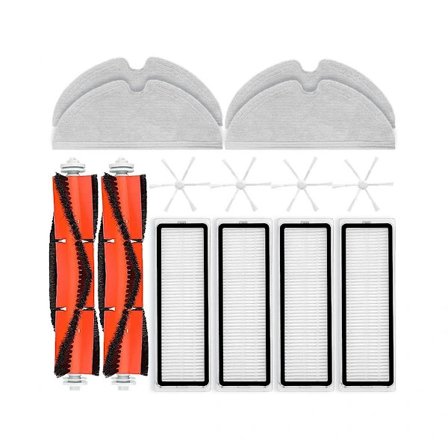 Reservedele til Mi Robot Vacuum Mop 2, 2c Stytj03zhm - Hovedsidebørste, HEPA-filter, Moppe