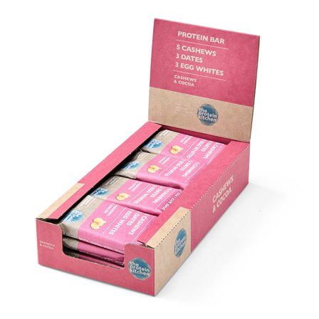 The Protein Kitchen 12 x Proteinbarer, 55 g