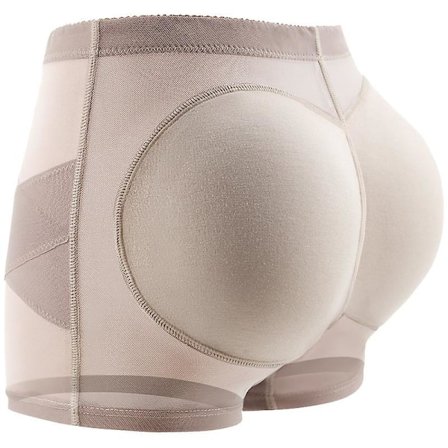 Womens falska rumpa Trosor Butt Lifter Vadderad Shapewear Bodyshort