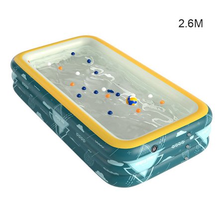 Uppblåsbar pool med automatisk uppblåsning Stor lagringskapacitet utomhus