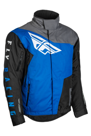 Jacke FLY Racing SNX Pro Kinder Schwarz/Grau/Blau S