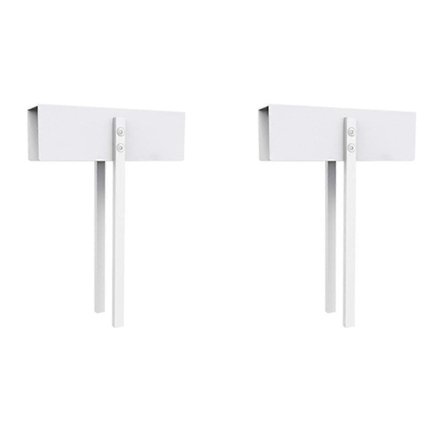 2 kpl Metallinen pariovilukko - Kaksinkertaiset ovien lapsiturvalukot pitävät taaperot, kissat ja muut poissa kaapeista, Ca-Perfet