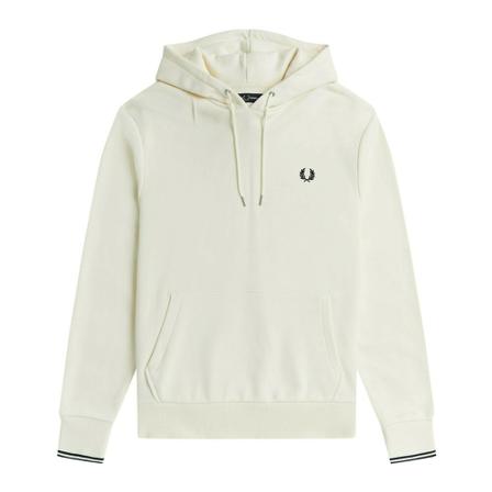 Fred Perry Striped hooded sweatshirt , Beige , Heren , Maat: L