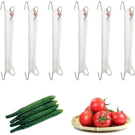 Tomatstøtte Krog Tomatkrog Metal Tomatreb Tomatkrog Tomat Støtte Trækkrog til Plantevækst 10M ?6 Stykker?