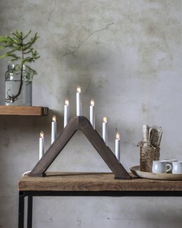 Star Trading Ljusstake Jarve Brun - Jul