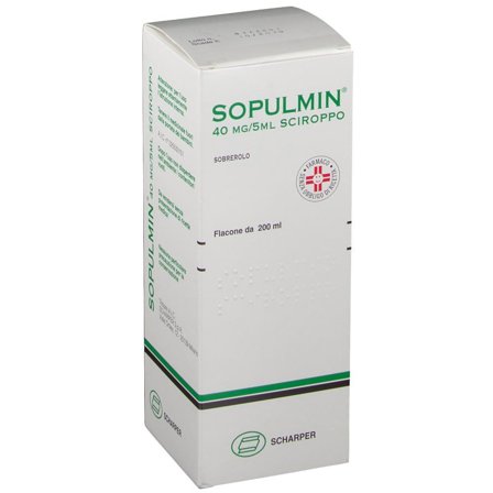 Sopulmin 0,8g/100ml Sciroppo Mucolitico 200ml