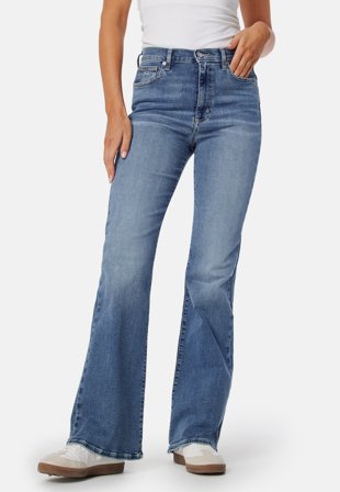 TOMMY JEANS Sylvia Hgh Flr Ch0238 1A4 Denim Medium Klær