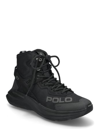 Rubber/Mesh/Nubuck-Crt Blade Md-Sk- Korkeavartiset Tennarit Black Polo Ralph Lauren