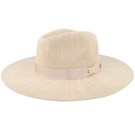 Brixton - Beige fedora Cappello - Lyons Knit Packable Hat Macadamia Fedora @ Hatstore