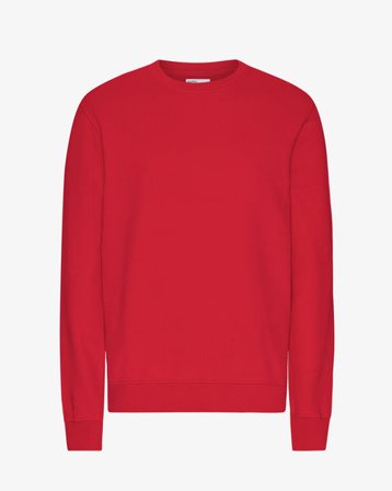 Classic Organic Crew - Scarlet Red