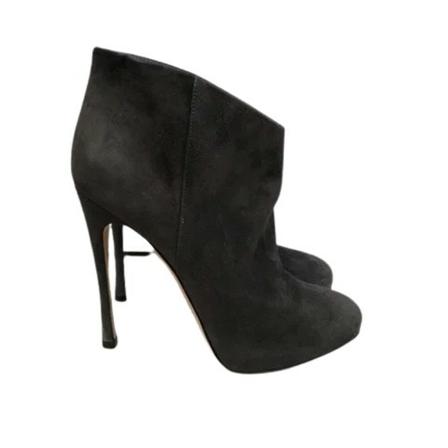Gianvito Rossi Pre-owned Pre-ownedRuskindboots Sort, Dame, Størrelse: 38 EU