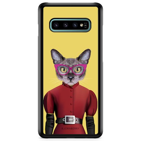Bjornberry Skal Samsung Galaxy S10 - Hipster Katt