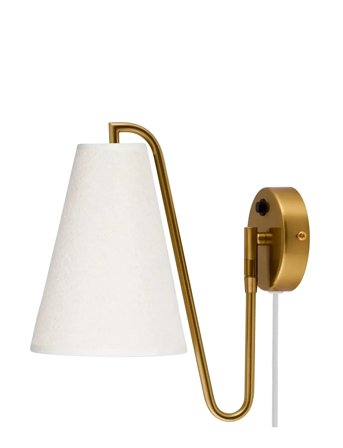 Globen Lighting Wall Lamp Lou Bouclé - Gold - H28