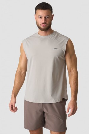 Stride Sleeveless T-shirt Cloudy Grey