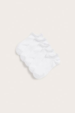 Kappahl | Sneakersstrumpor 5-pack Vit 45/47 | Vit