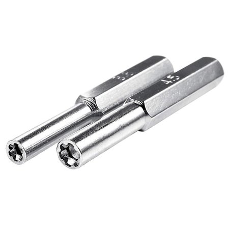 2 stk. 3,8 mm 4,5 mm Sikkerhetsskrutrekker Sekskantbit Gamebit For Nintendo Nes N64