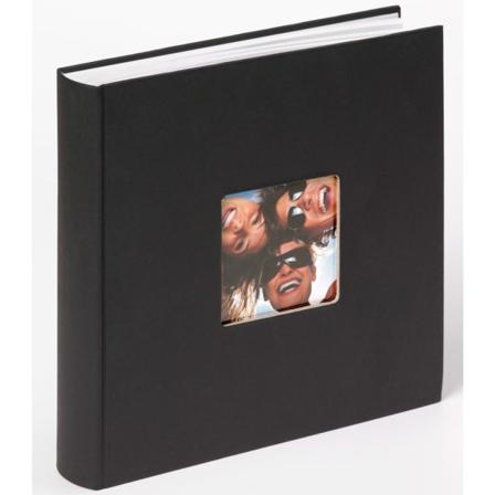 Walther Design Fotoalbum Fun 30x30 Cm Svart 100 Sidor Svart