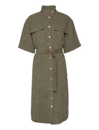 Nuedea Dress Polvipituinen Mekko Khakinvihreät Nümph