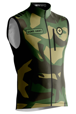 Windweste 24MX Army Armeegrün